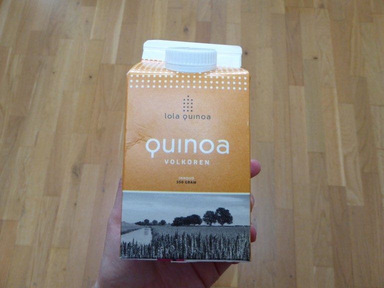 Lola Quinoa, met recept voor een quinoa groente omelet!