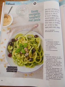 Paleo Courgette Spaghetti met Pesto